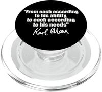 CITAZIONE DI KARL MARX: A OGNI SECONDO LE SUE ESIGENZE DI ABILITÀ PopSockets PopGrip per MagSafe