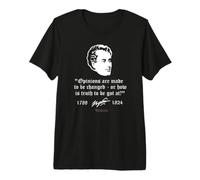 Citazione di Lord Byron su Opinioni Maglietta Premium