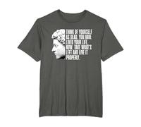 Citazione di Marco Aurelio Memento Mori Maglietta