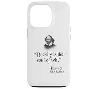 Citazione di Shakespeare: Amleto - La Brevità È L'Anima Dell'Acume Custodia per iPhone 13 Pro