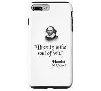 Citazione di Shakespeare: Amleto - La Brevità È L'Anima Dell'Acume Custodia per iPhone 7 Plus/8 Plus