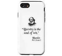 Citazione di Shakespeare: Amleto - La Brevità È L'Anima Dell'Acume Custodia per iPhone SE (2020) / 7 / 8