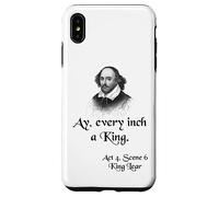 Citazione di Shakespeare KIng Lear Pray You Now, Forget and Forgive Custodia per iPhone XS Max