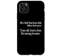Citazione di Shakespeare - Love All, Trust Few, Do Wrong To None Custodia per iPhone 11 Pro Max