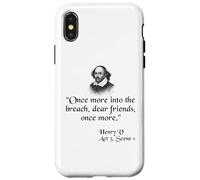 Citazione di Shakespeare - Once More Into The Breach Cari Amici Custodia per iPhone X/XS