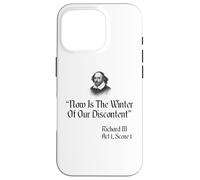 Citazione di Shakespeare - Ora è l'inverno del nostro malcontento Custodia per iPhone 16 Pro
