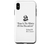 Citazione di Shakespeare - Ora è l'inverno del nostro malcontento Custodia per iPhone XS Max