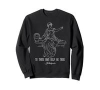 Citazione di Shakespeare To Thine Own Self Be True Hamlet Felpa