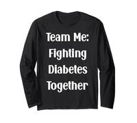 Citazione di Team Me Fighting Diabetes Together Maglia a Manica