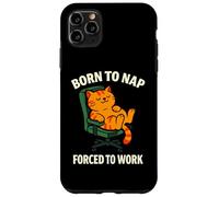 Citazione divertente Born to Nap Lazy Custodia per iPhone 11 Pro Max