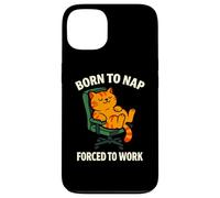 Citazione divertente Born to Nap Lazy Custodia per iPhone 13