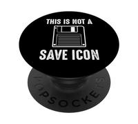 Citazione divertente dei nerd del computer PopSockets PopGrip Adesivo