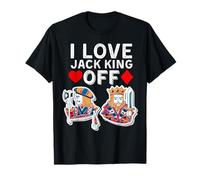Citazione divertente del giocatore di poker | Jack King Off Casino Maglietta