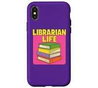 Citazione divertente del libro della vita del bibliotecario per lettori e scrittori Custodia per iPhone X/XS