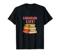 Citazione Divertente del Libro della Vita del bibliotecario per Lettori e scrittori Maglietta