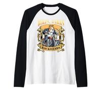 Citazione divertente del motociclista Bulldog del motociclista del motociclista Maglia con Maniche Raglan