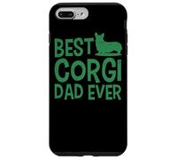 Citazione divertente del proprietario di un cane carino di Corgi Dad Ever Custodia per iPhone 7 Plus/8 Plus