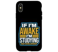 Citazione divertente della sessione di studio sulla codifica dello sviluppo web Custodia per iPhone X/XS