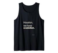 Citazione Divertente di Houston We Have A Solution Canotta