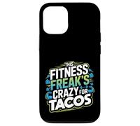 Citazione divertente per gli amanti del fitness e dei taco per i drogati di allenamento Custodia per iPhone 12/12 Pro