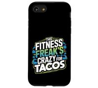 Citazione divertente per gli amanti del fitness e dei taco per i drogati di allenamento Custodia per iPhone SE (2020) / 7/8