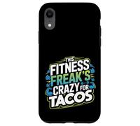 Citazione divertente per gli amanti del fitness e dei taco per i drogati di allenamento Custodia per iPhone XR