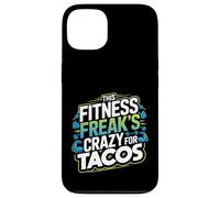Citazione divertente per gli amanti del fitness e dei taco per i drogati di allenamento Custodia per iPhone 13