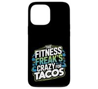 Citazione divertente per gli amanti del fitness e dei taco per i drogati di allenamento Custodia per iPhone 13 Pro Max