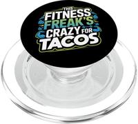 Citazione divertente per gli amanti del fitness e dei taco per i drogati di allenamento PopSockets PopGrip per MagSafe