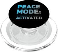 Citazione "I Hate War Say No To War No Wars Modalità pace attivata PopSockets PopGrip per MagSafe
