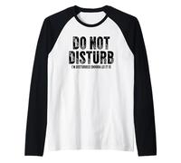 Citazione I'm Disturbed Enough As It Is Sarcastic Maglia con Maniche Raglan