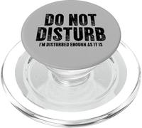 Citazione "I'm Disturbed Enough As It Is Sarcastic" PopSockets PopGrip per MagSafe