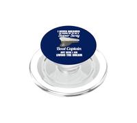 Citazione in barca mai sognato di essere un capitano di barca super sexy PopSockets PopGrip per MagSafe