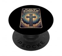 Citazione in versi biblici cristiani "Seek First The Kingdom Of God" PopSockets PopGrip Adesivo