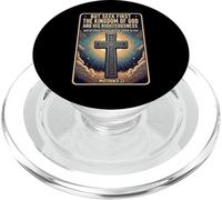 Citazione in versi biblici cristiani "Seek First The Kingdom Of God" PopSockets PopGrip per MagSafe