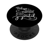 Citazione in versi biblici ispiratori - Forse questo è il momento PopSockets PopGrip Adesivo