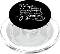 Citazione in versi biblici ispiratori - Forse questo è il momento PopSockets PopGrip per MagSafe