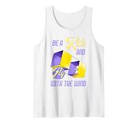 Citazione motivazionale "Be a Kite and Fly with the Wind" Canotta
