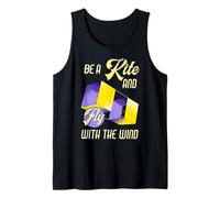 Citazione motivazionale "Be a Kite and Fly with the Wind" Canotta