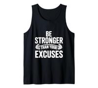 Citazione Motivazionale Be Stronger Than Your Excuses Canotta