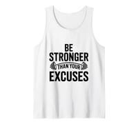 Citazione Motivazionale Be Stronger Than Your Excuses Canotta