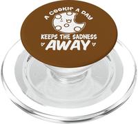 Citazione motivazionale "Cookie A Day Keeps Sadness Away PopSockets PopGrip per MagSafe