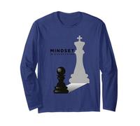 Citazione Motivazionale di Chess Pawn - Mindset Is Everything Maglia a Manica