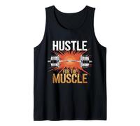 Citazione motivazionale di Hustle For The Muscle Canotta