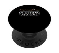 Citazione motivazionale di One Thing At A Time PopSockets PopGrip Adesivo