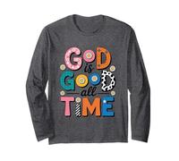 Citazione Motivazionale Dio è Buono Tutto Il Tempo Maglia a Manica