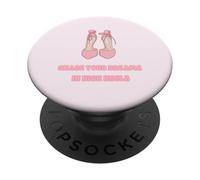 Citazione motivazionale femminile Chase Your Dreams in High Heels PopSockets PopGrip Adesivo