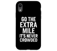 Citazione motivazionale Go The Extra Mile Custodia per iPhone XR