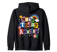 Citazione Motivazionale Make Today Amazing Growth Mindset Felpa con Cappuccio