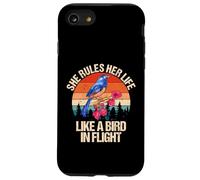 Citazione motivazionale "She Rules Her Life Like A Bird In Flight" Custodia per iPhone SE (2020) / 7/8